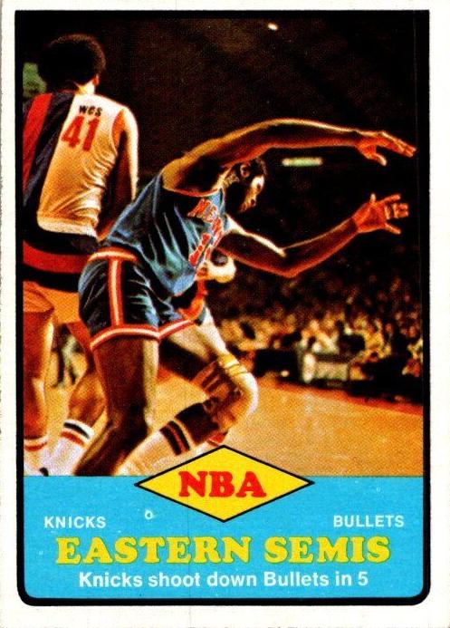 1973 Topps Basketball NBA Eastern Semis #62 PSA 9