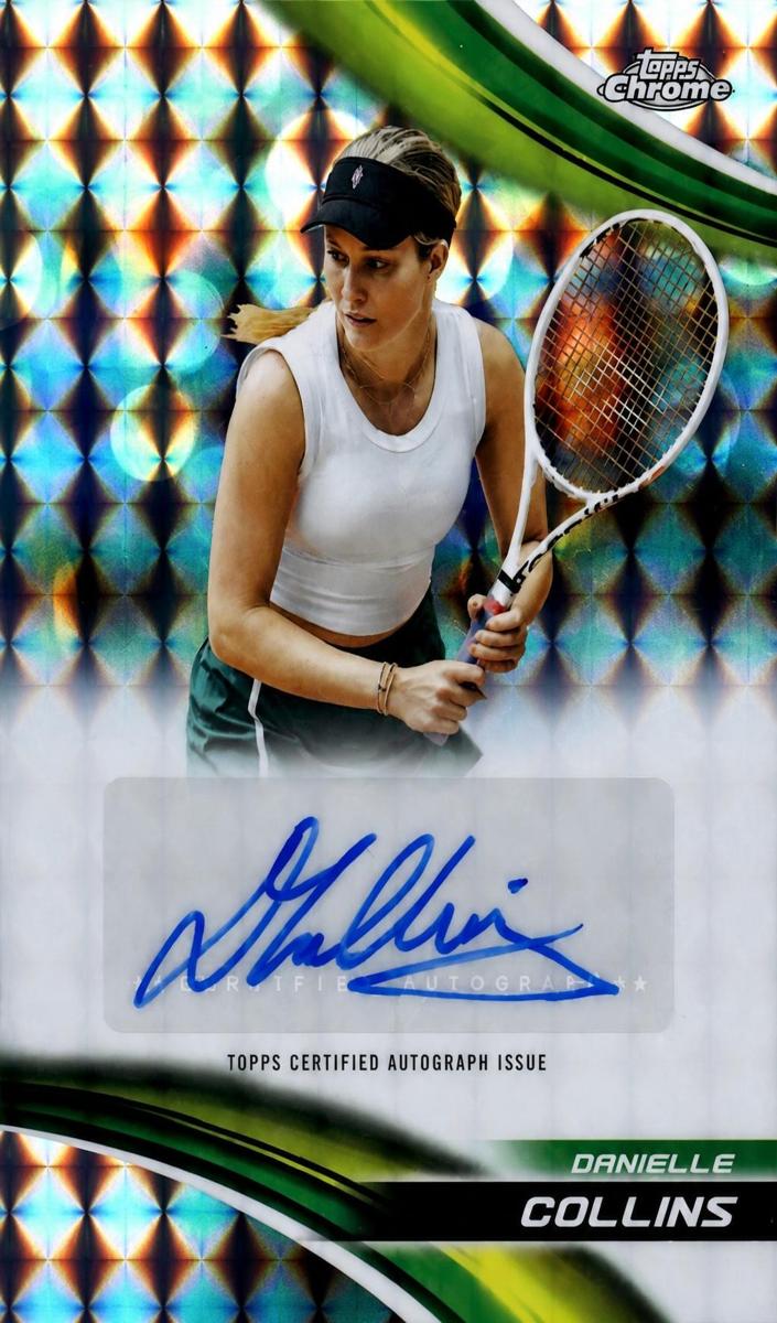 2025 Topps Chrome Tennis Geometric Refractor Danielle Collins #CA-DCS RAW Ungraded