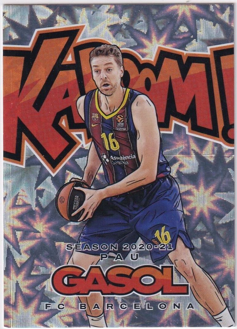 2023 Panini Crown Royale Turkish Airlines EuroLeague Basketball Pau Gasol #4 PSA 9