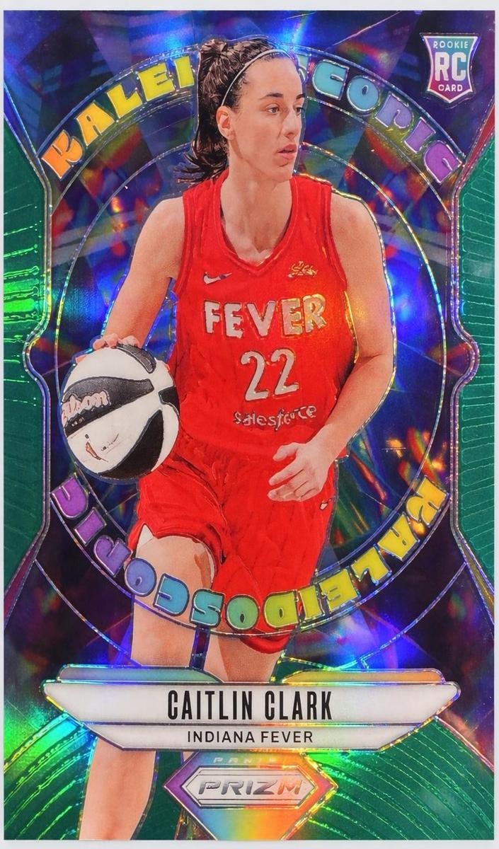 2024 Panini Prizm WNBA Basketball Green Caitlin Clark #9 SGC 9