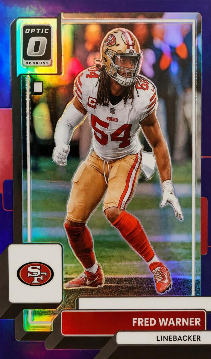 2022 Donruss Optic Football Purple Fred Warner #171