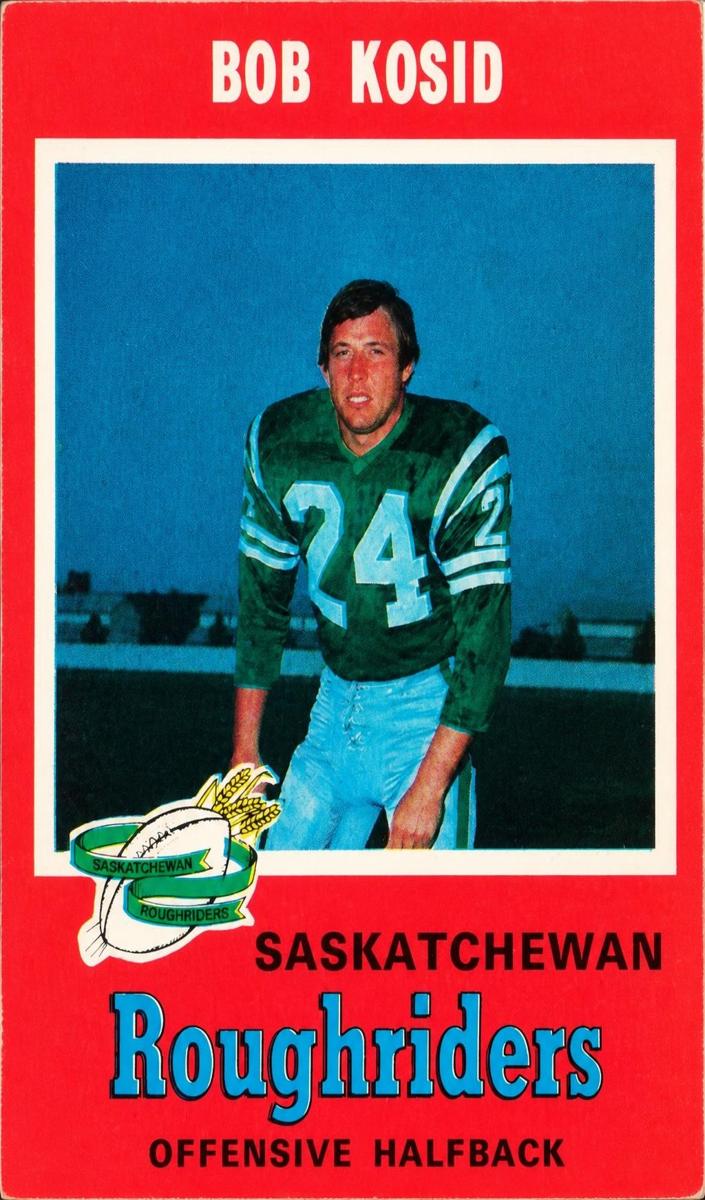 1971 O-Pee-Chee CFL Football Bob Kosid #100