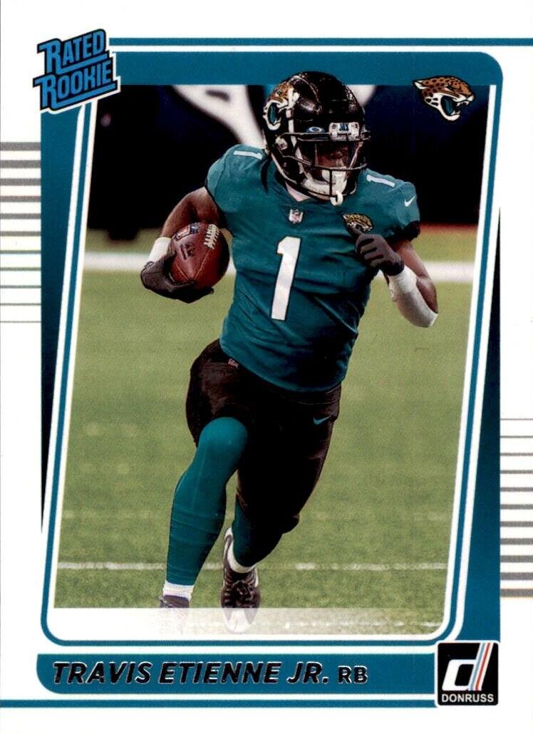 2021 Panini Donruss Football Travis Etienne Jr. #258 PSA 9