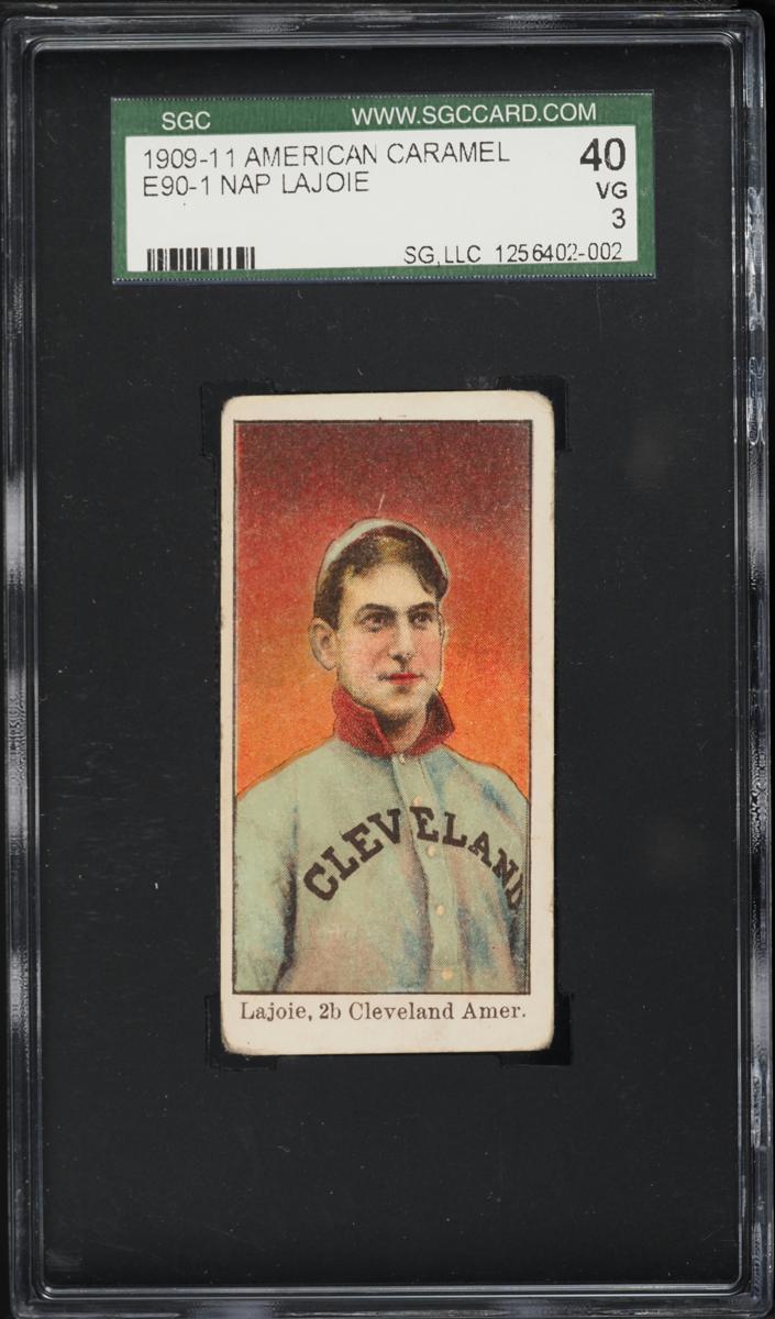 1909-11 American Caramel E90-1 Baseball Nap Lajoie #68