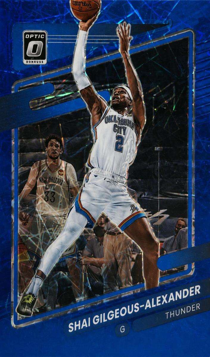 2021 Donruss Optic Basketball Blue Shai Gilgeous-Alexander #147
