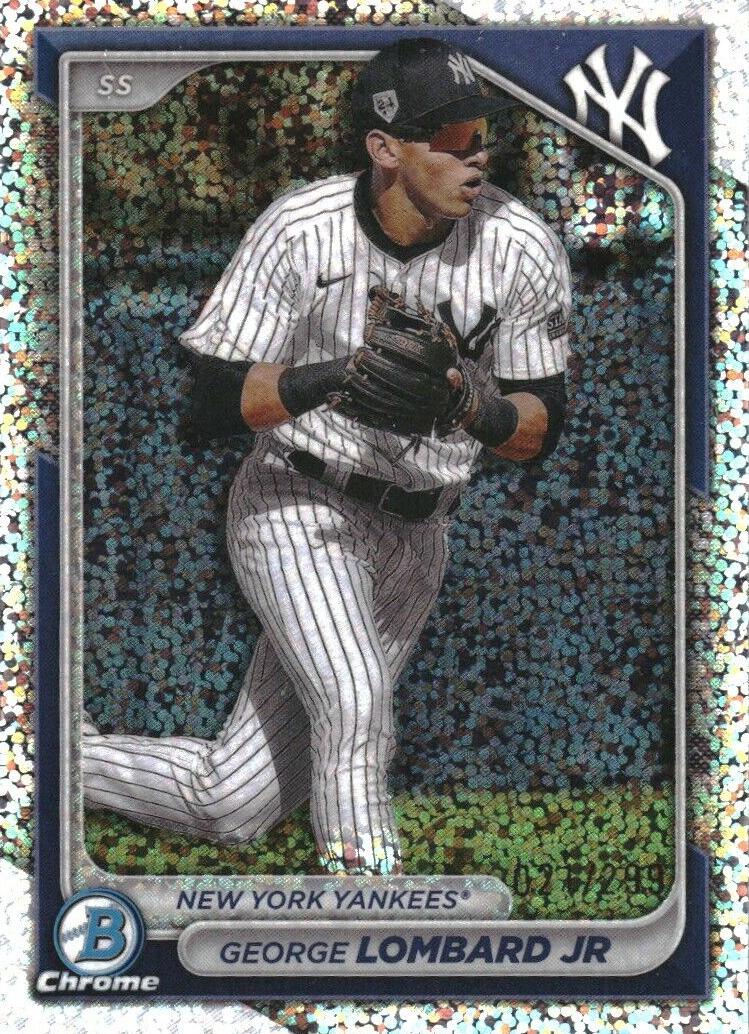 2024 Bowman Chrome Prospects Baseball Speckle George Lombard Jr #BCP-222 PSA 10
