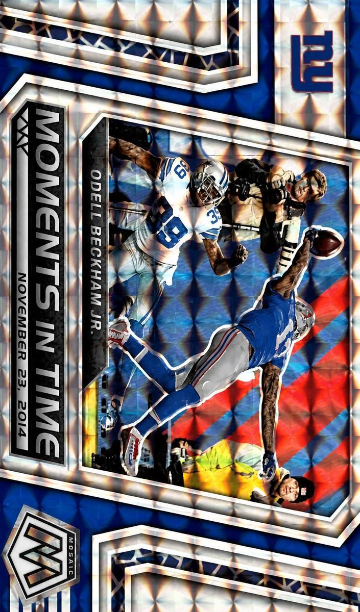 2023 Panini Mosaic Football Blue Mosaic Odell Beckham Jr. #MT-11 PSA 10
