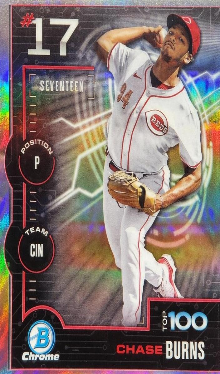 2025 Bowman Baseball Chase Burns #BTP-17