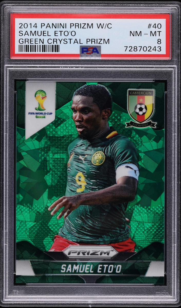 2014 Panini Prizm World Cup Soccer Green Samuel Eto'o #40