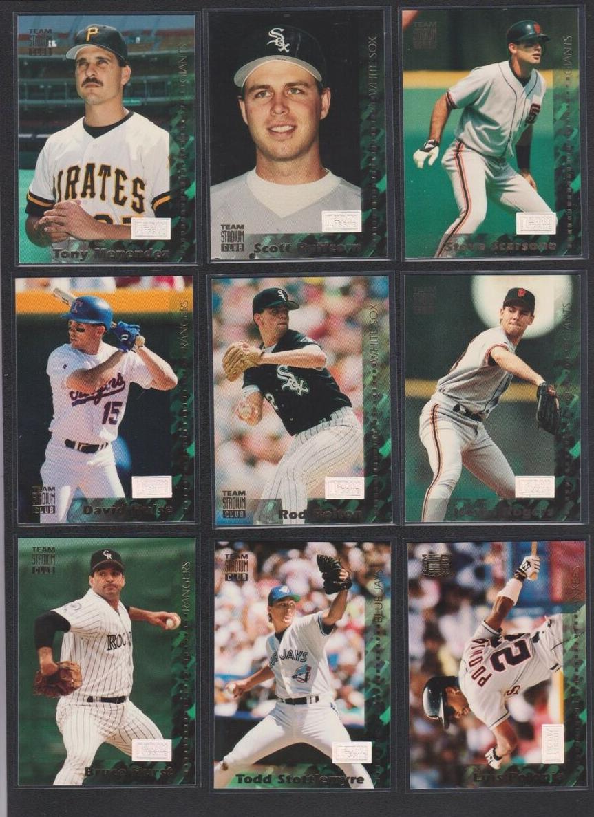 1994 Topps Stadium Club Team Baseball First Day Steve Scarsone #9