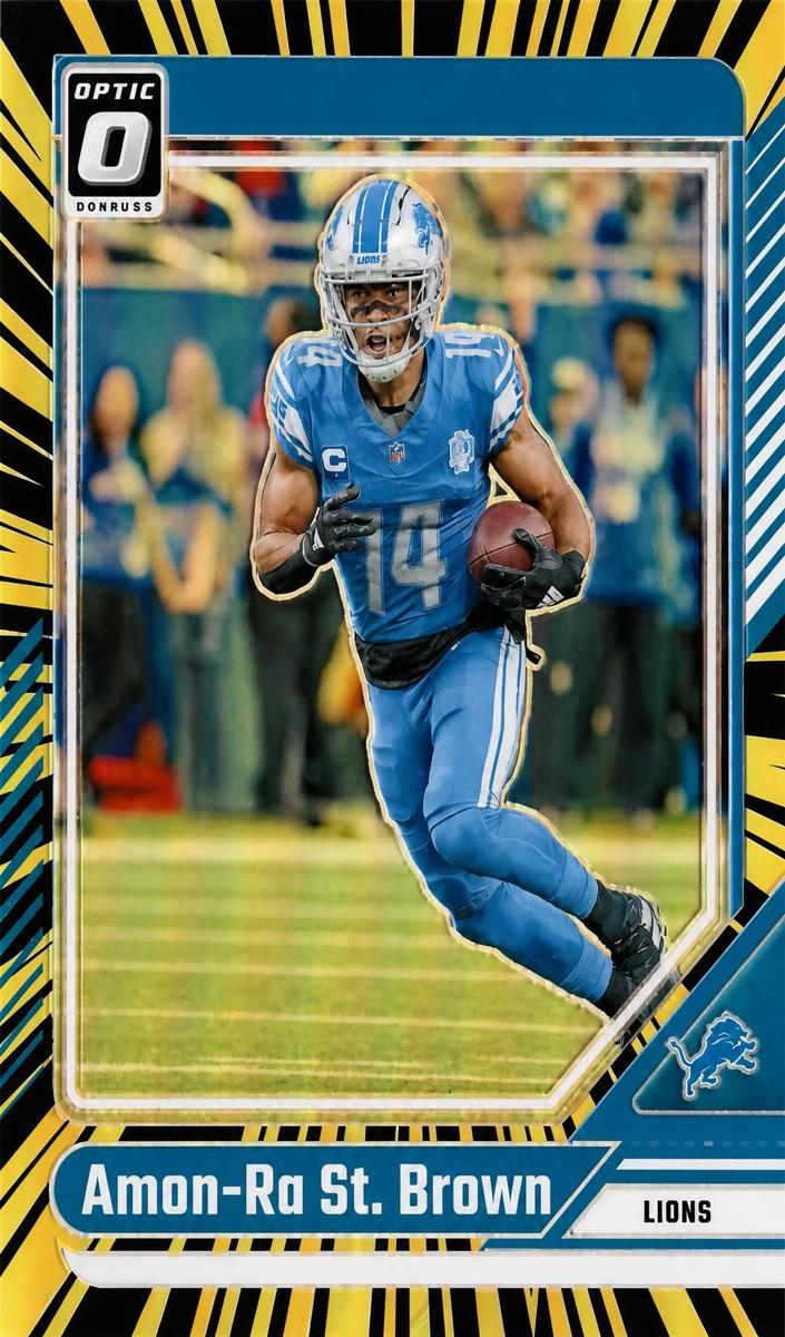 2024 Donruss Optic Football Electricity Amon-Ra St. Brown #66
