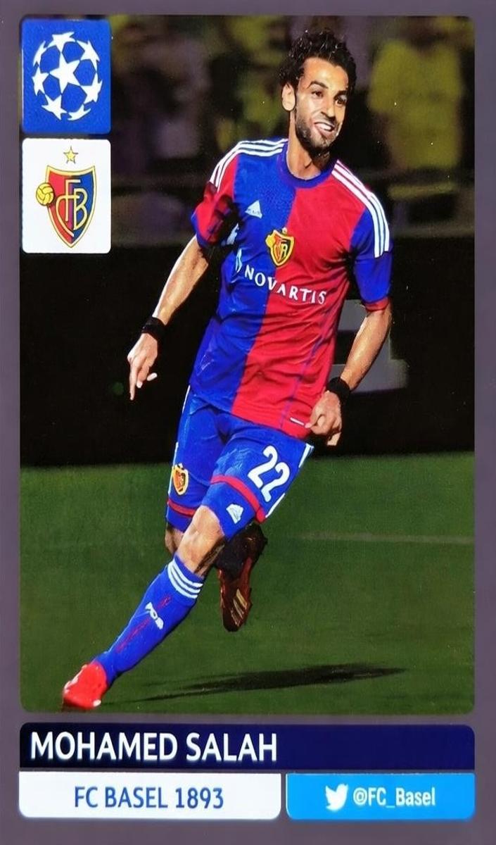 2013 Panini UEFA Champions League Stickers Soccer Mohamed Salah #302