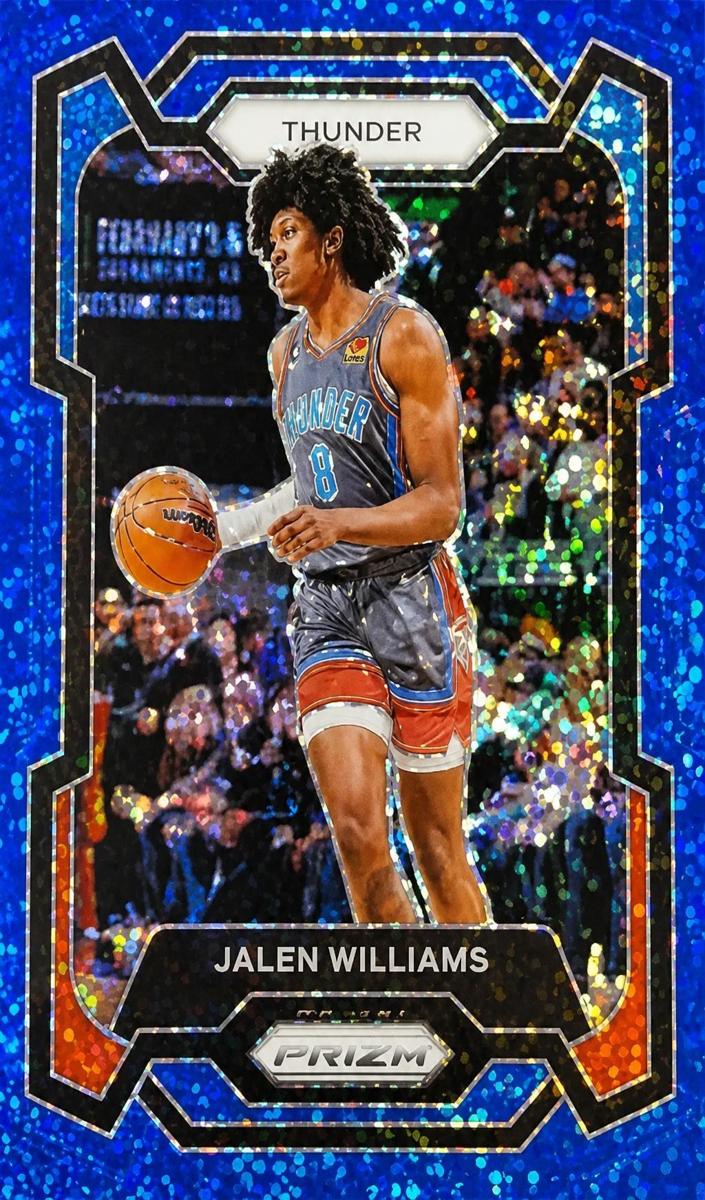 2023 Panini Prizm Basketball Blue Sparkle Jalen Williams #19