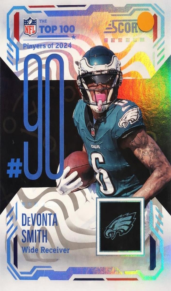 2025 Panini Score Football DeVonta Smith #90