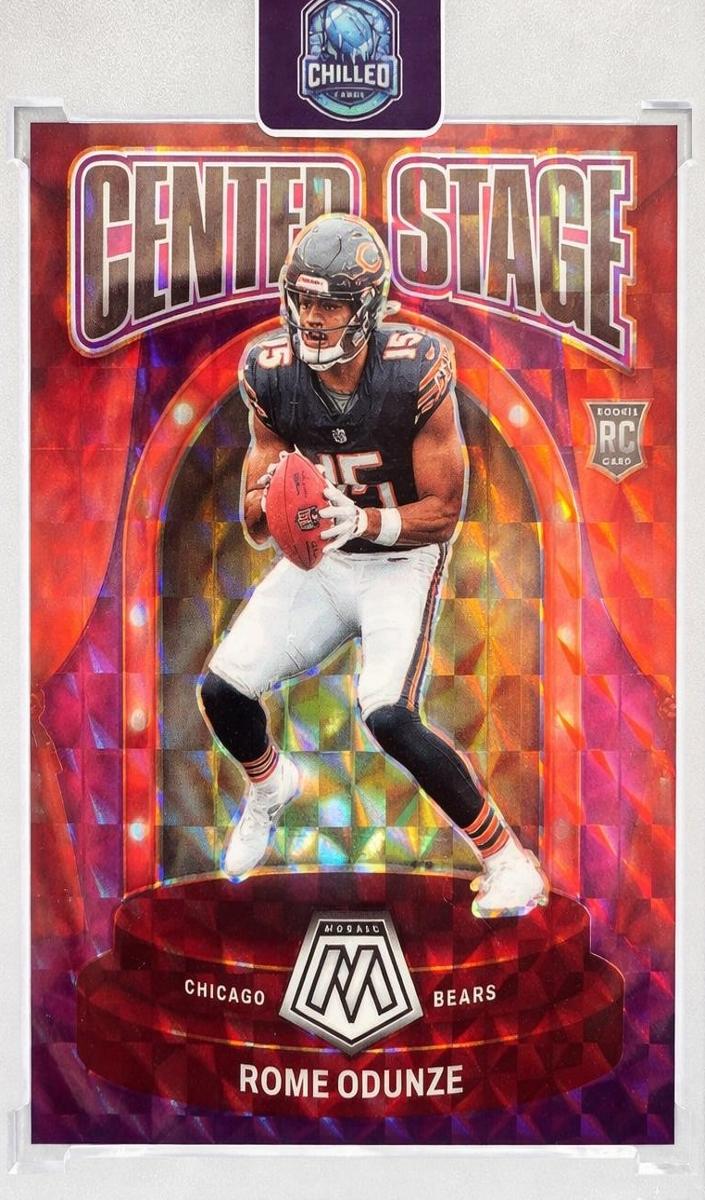 2024 Panini Mosaic Football Mosaic Purple Rome Odunze #1