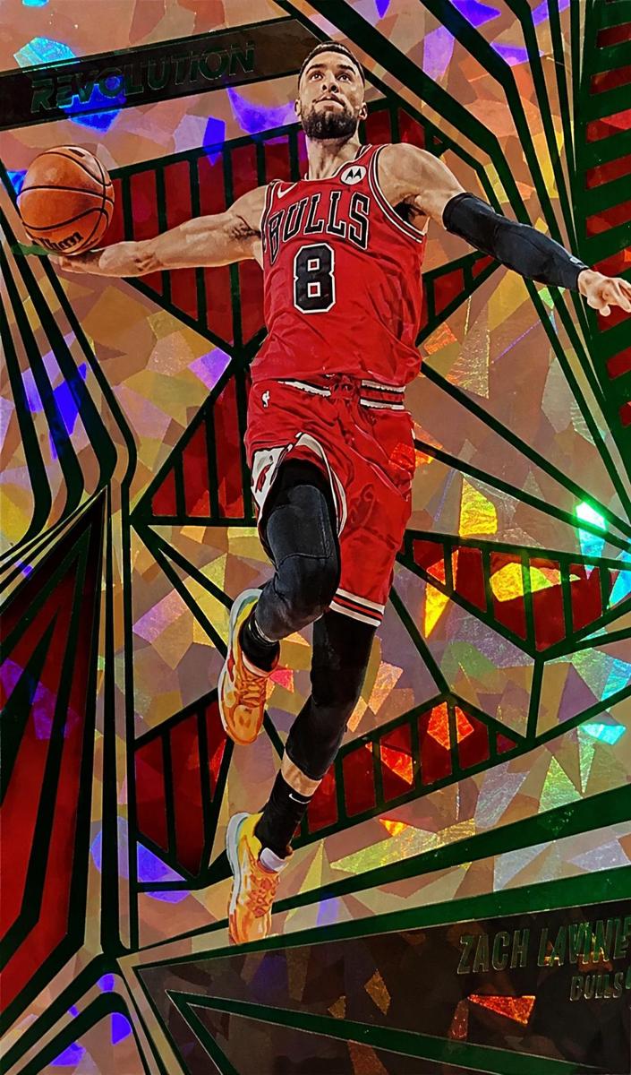 2023 Panini Revolution Basketball Chinese New Year Emerald Zach LaVine #96