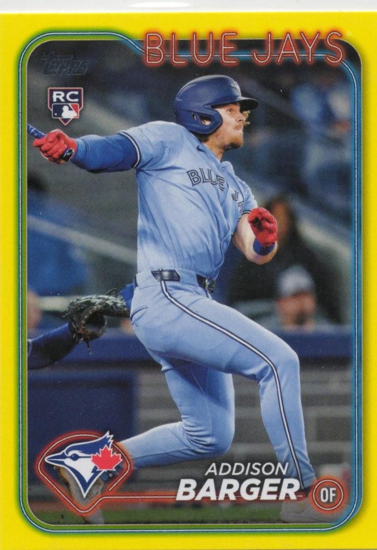 2024 Topps Update Baseball Yellow Addison Barger #US336