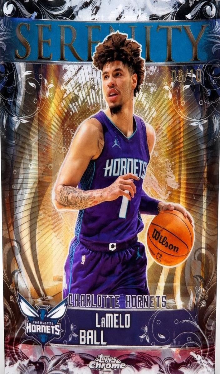 2025 Topps Chrome Basketball Black Refractor LaMelo Ball #SY-8