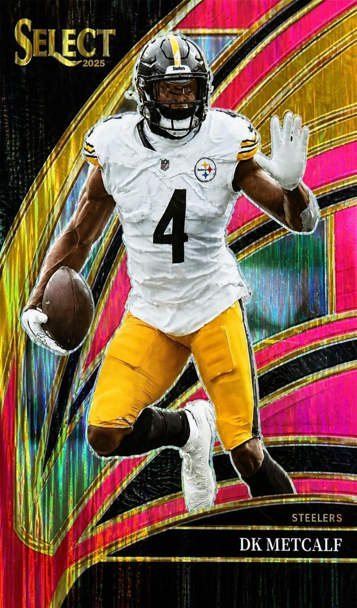 2025 Panini Select Football Pink Shock DK Metcalf #253