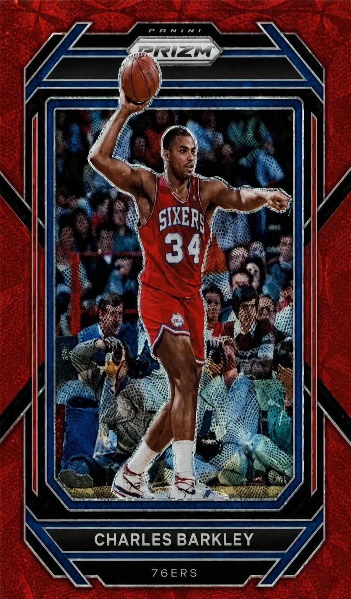 2022 Panini Prizm Basketball Choice Red Charles Barkley #300