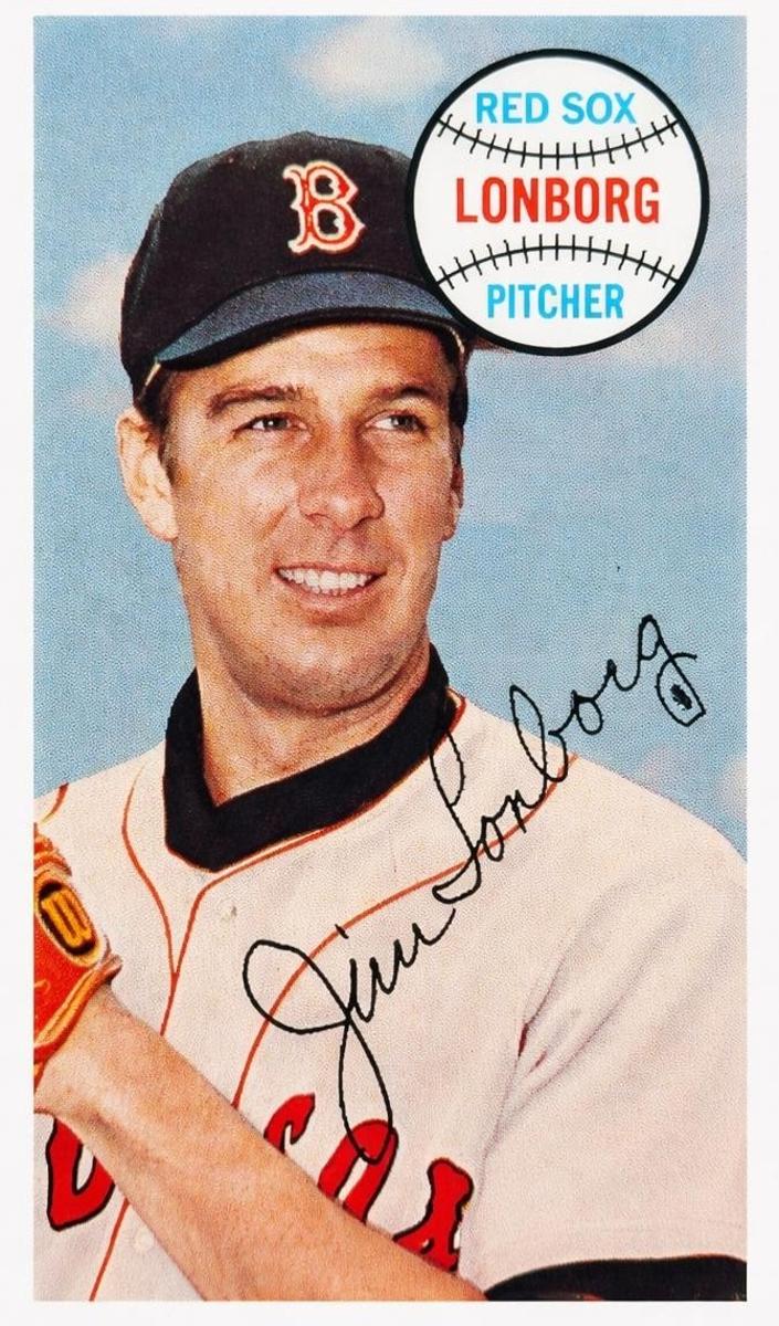 1970 Kellogg's Baseball Jim Lonborg #49 PSA 9