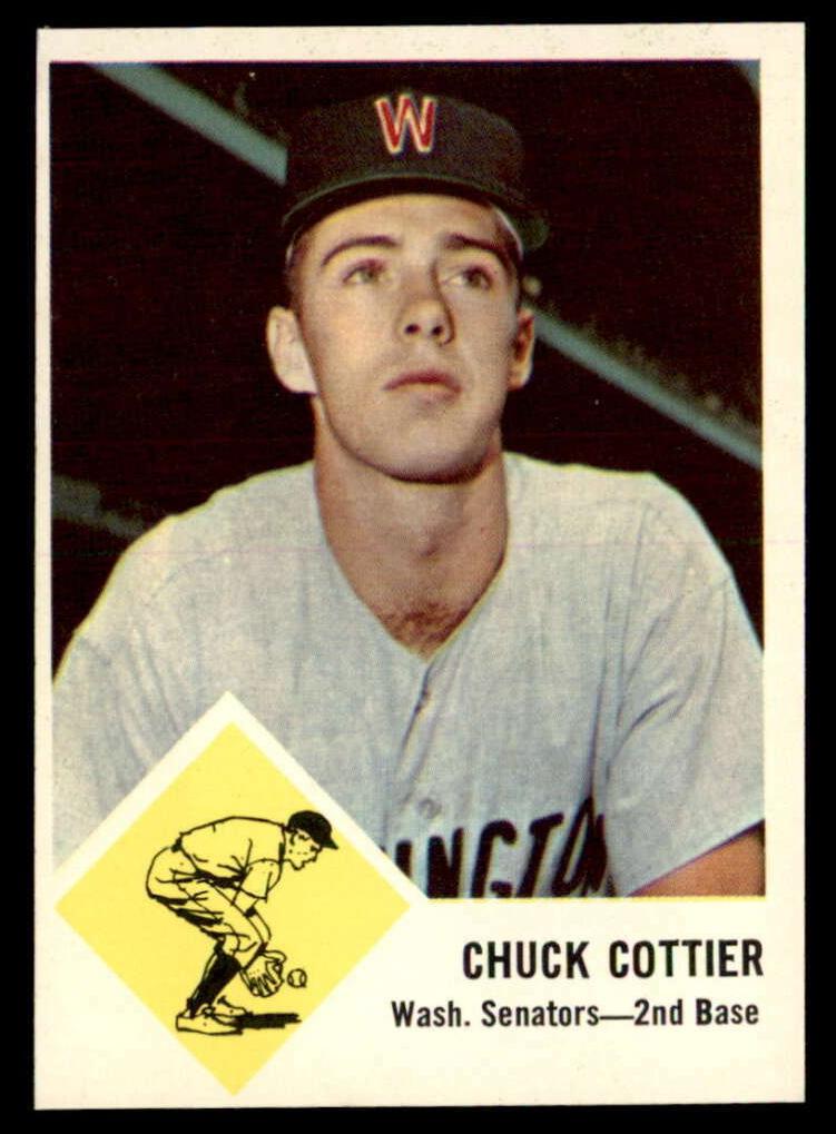 1963 Fleer Baseball Chuck Cottier #28 PSA 7
