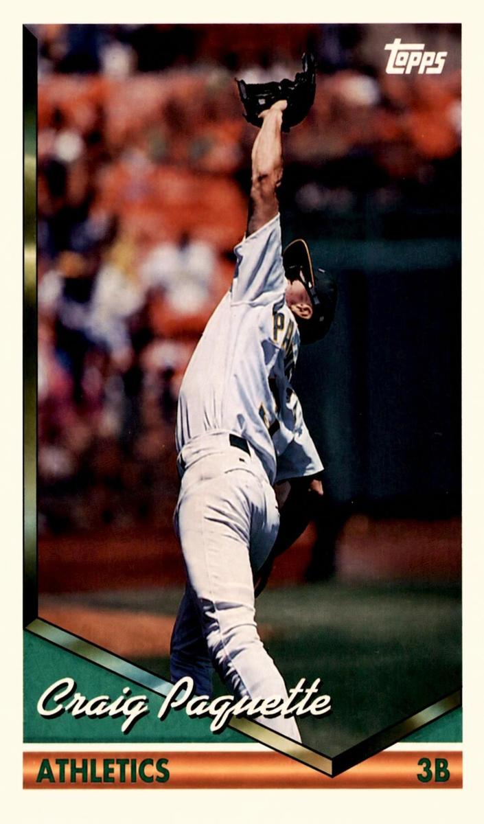 1994 Topps Baseball Craig Paquette #46 PSA 8.5