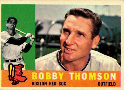 1960 Topps Baseball Bobby Thomson #153