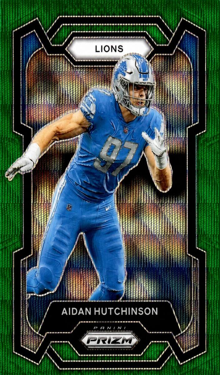 2023 Panini Prizm Football Green Wave Aidan Hutchinson #94