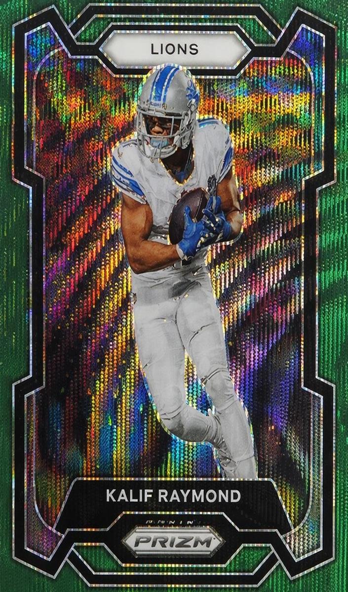 2023 Panini Prizm Football Green Wave Kalif Raymond #100