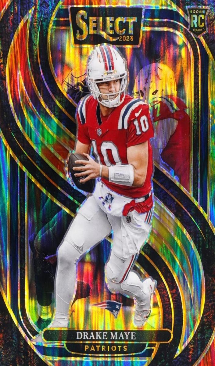 2024 Panini Select Football Tie-Dye Shock Drake Maye #113 PSA 9