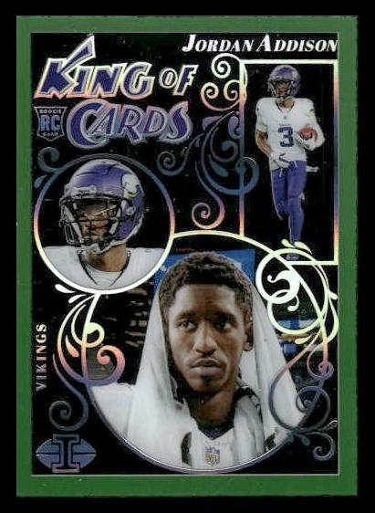 2023 Panini Illusions Football Green Jordan Addison #19