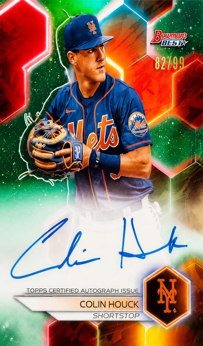 2023 Bowman's Best Baseball Green Colin Houck #B23-CH PSA 9