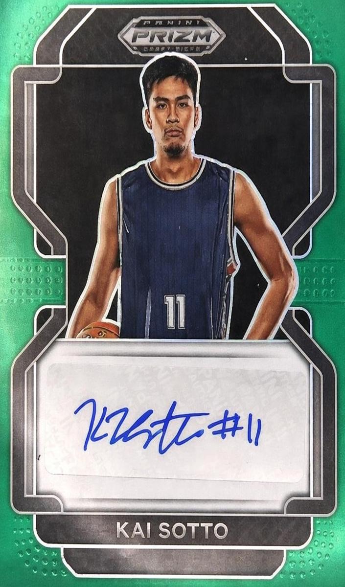 2022 Panini Prizm Draft Picks Basketball Green Kai Sotto #DP-KSO