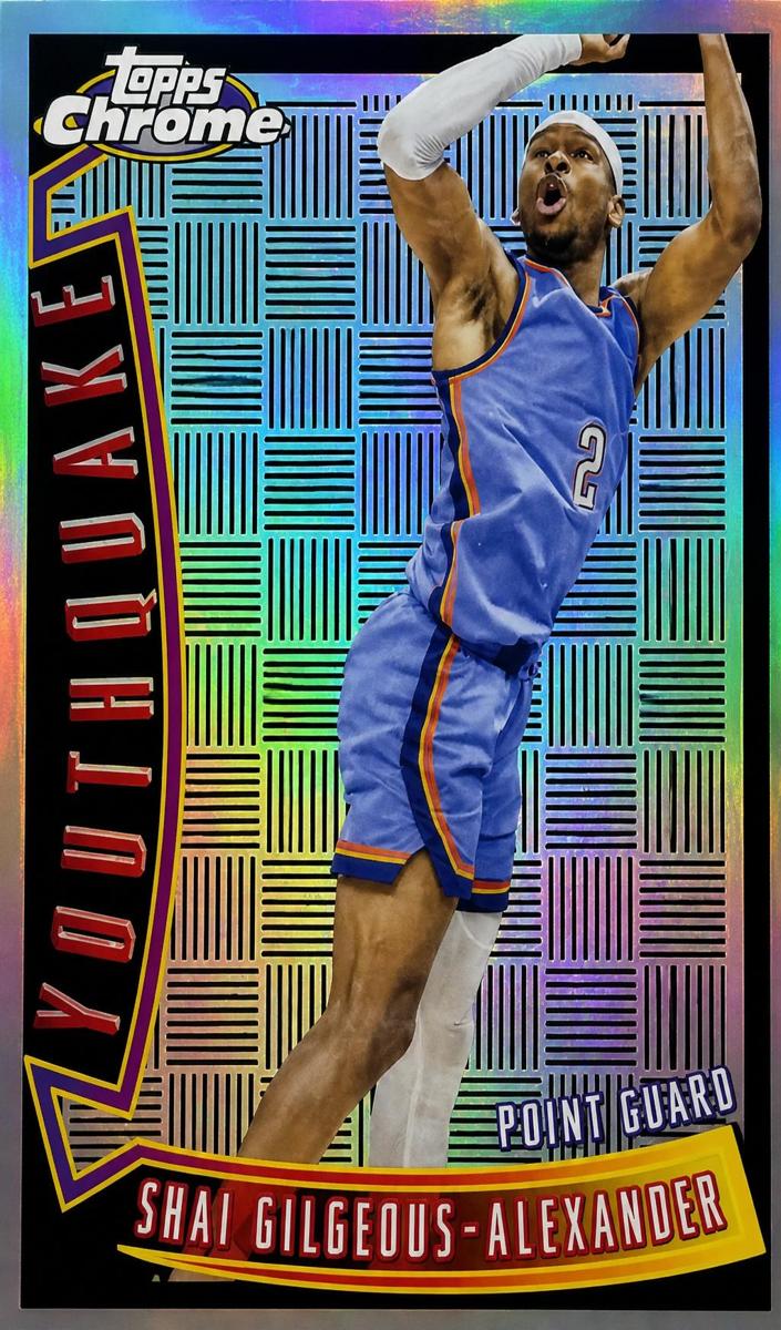 2023 Topps Chrome Basketball Refractor Shai Gilgeous-Alexander #YQ-7 CGC 9.5