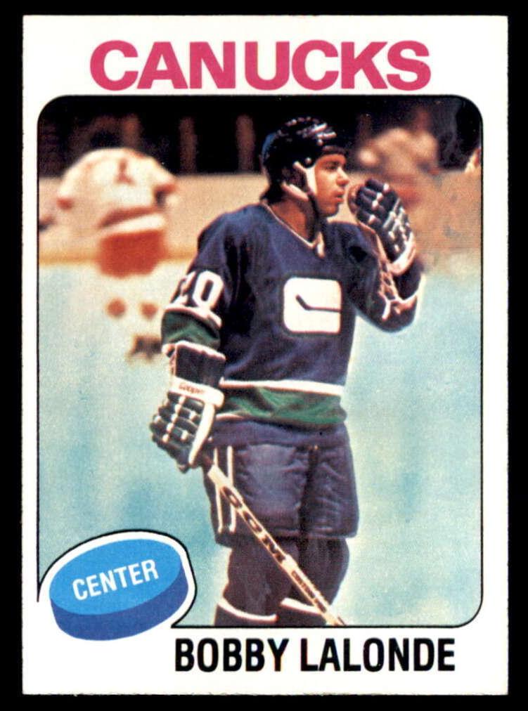 1975 Topps Hockey Bobby Lalonde #246 PSA 9