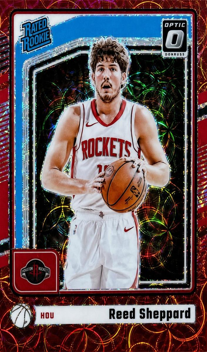 2024 Donruss Optic Basketball Red International Reed Sheppard #255