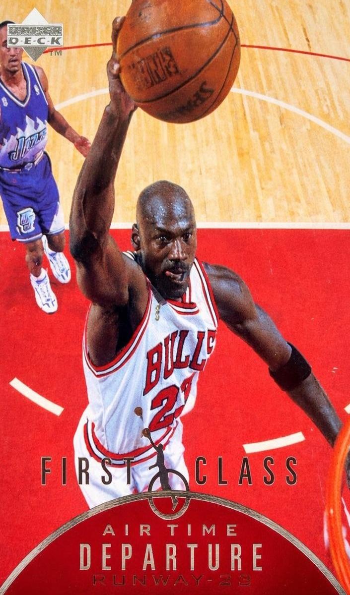 1997 Upper Deck Basketball Michael Jordan #AT10 PSA 9