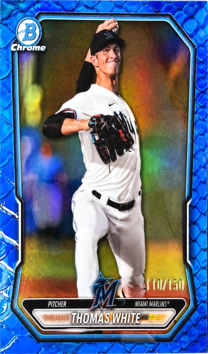 2026 Bowman Baseball Reptilian Blue Refractor Thomas White #BCP-80