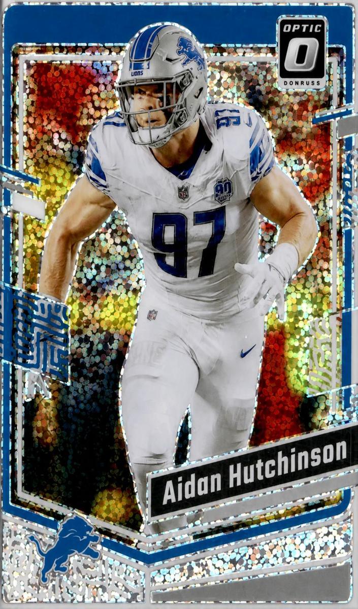 2023 Donruss Optic Football White Sparkle Aidan Hutchinson #58