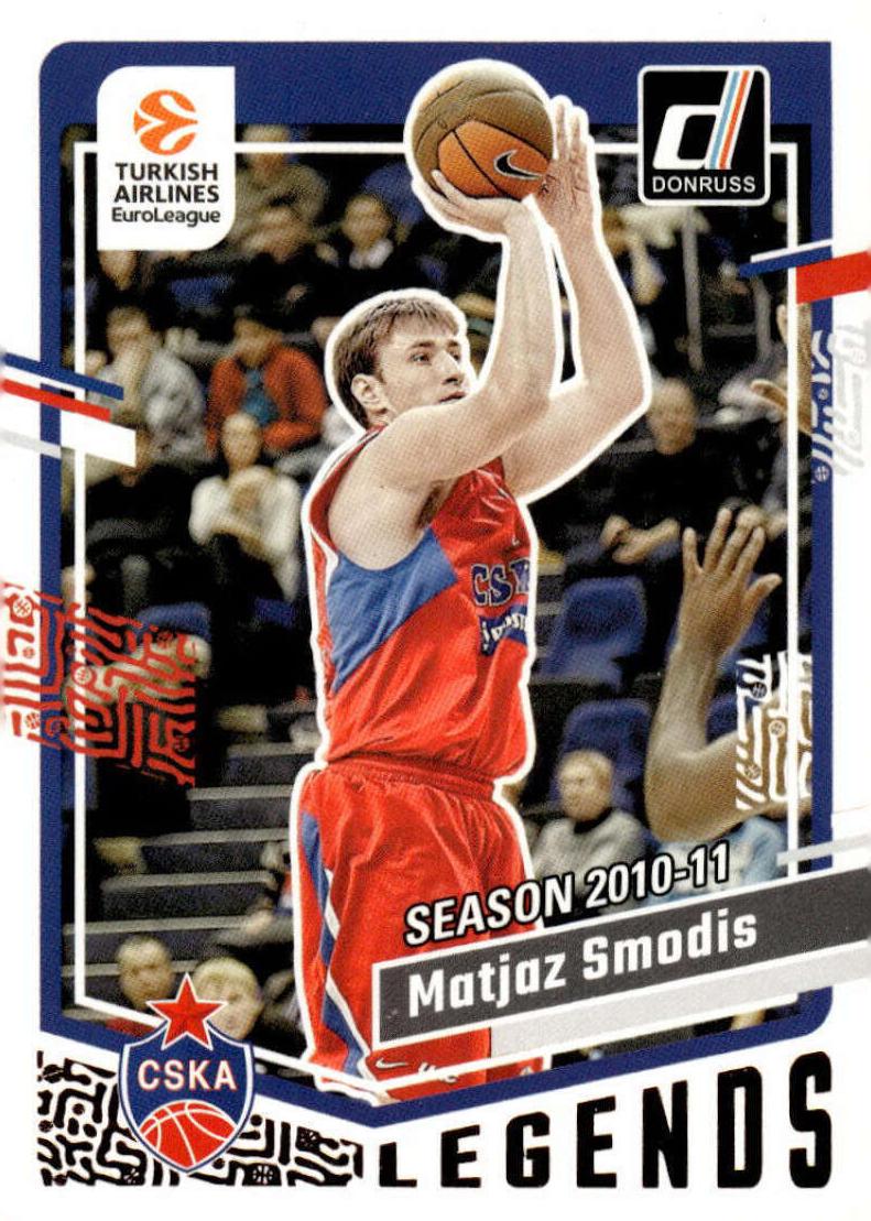 2023 Donruss Turkish Airlines EuroLeague Basketball Matjaz Smodis #190