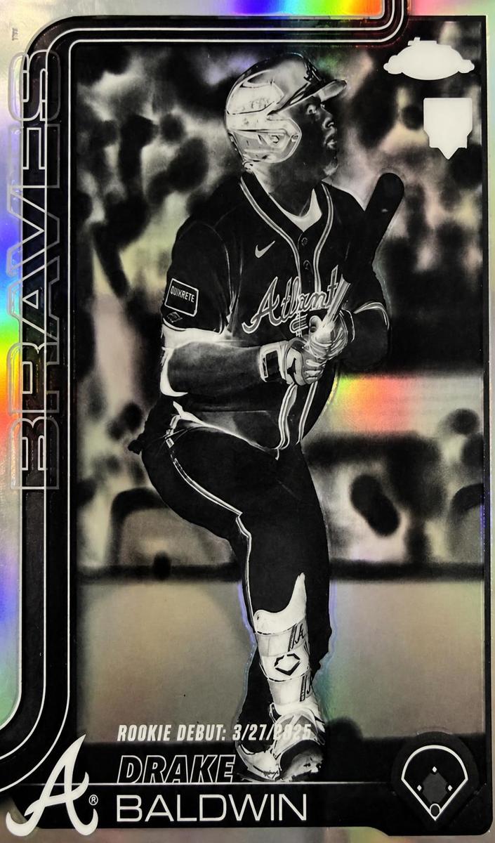 2025 Topps Chrome Update Baseball Negative Refractor Drake Baldwin #USC88