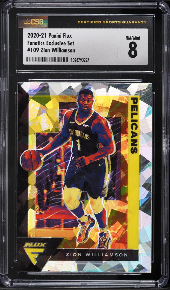 2020 Panini Flux Basketball Zion Williamson #109 PSA 10