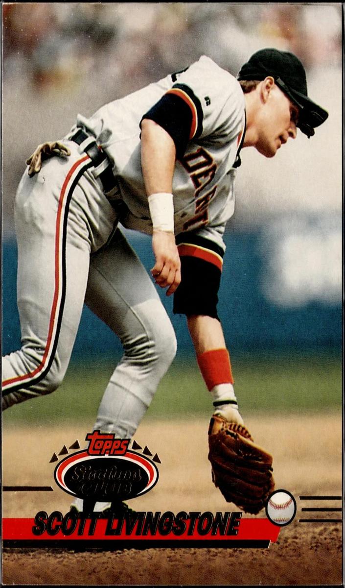 1993 Topps Stadium Club Baseball Scott Livingstone #328