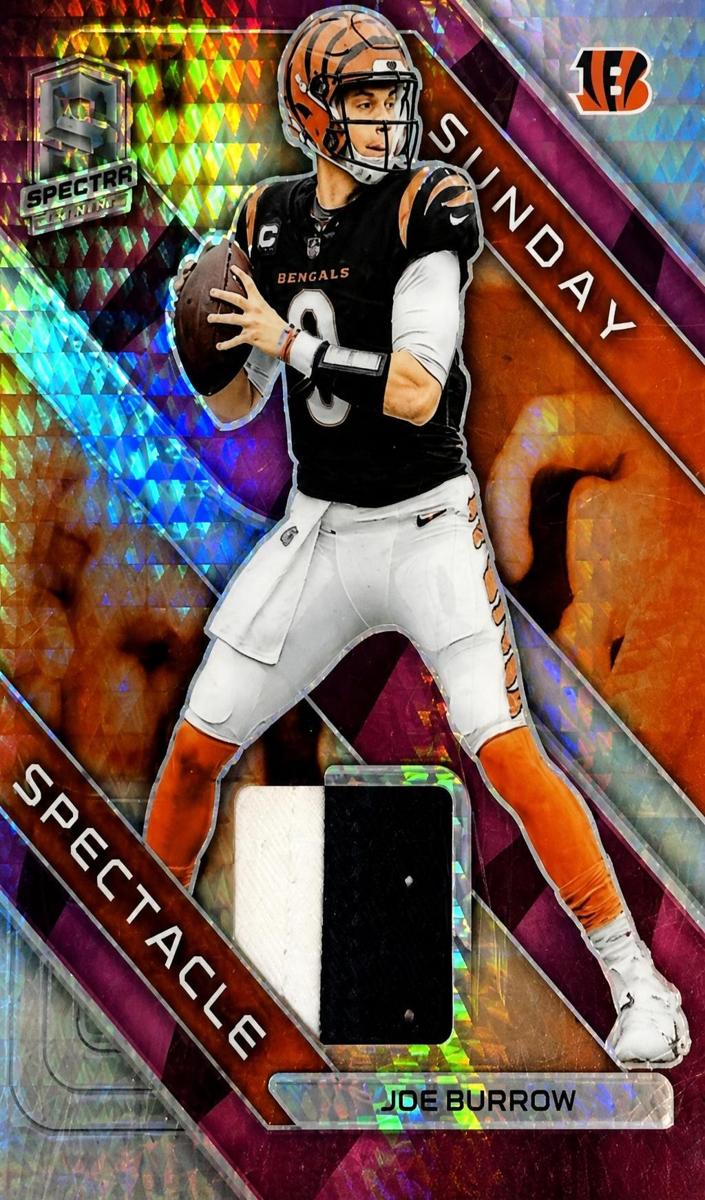 2023 Panini Spectra Football Neon Pink Joe Burrow #SS-JBU