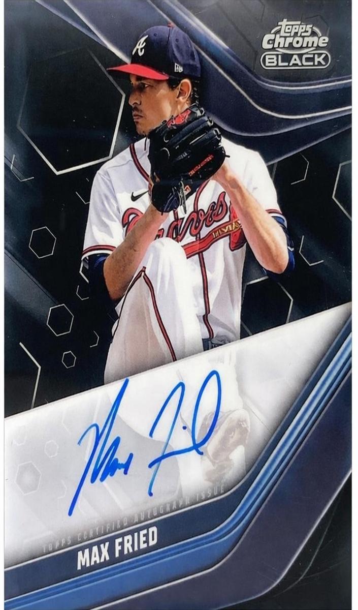2023 Topps Chrome Black Baseball Refractor Max Fried #CBA-MF