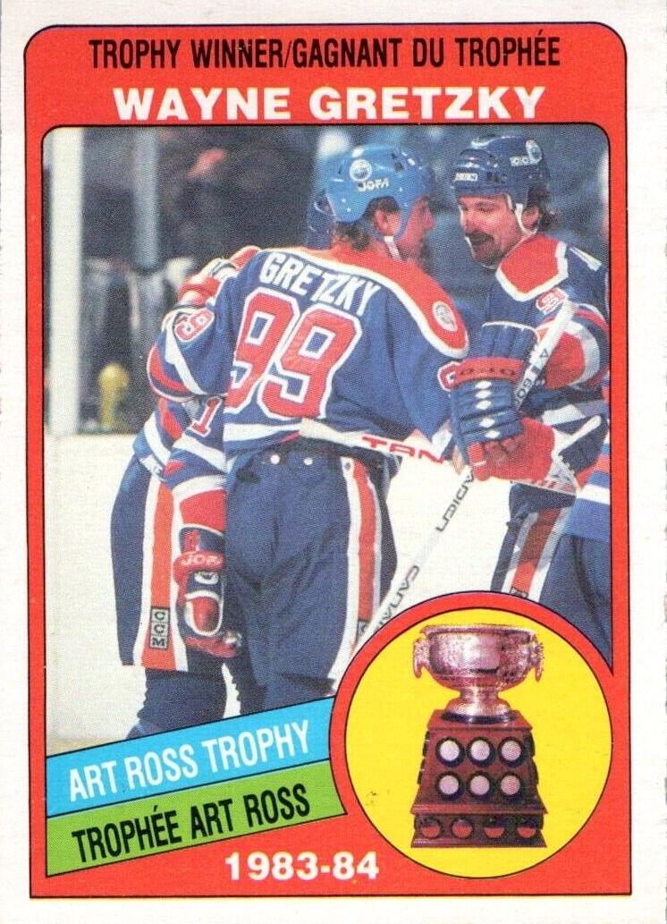 1984 O-Pee-Chee Hockey Wayne Gretzky #373 PSA 8
