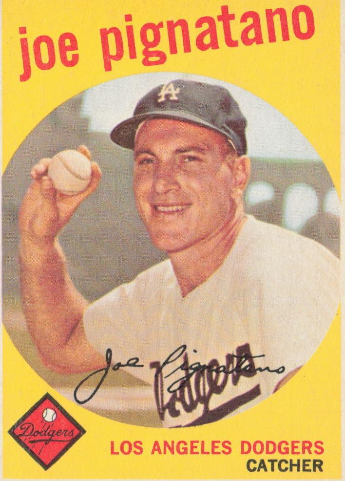 1959 Topps Baseball Joe Pignatano #16 PSA 7