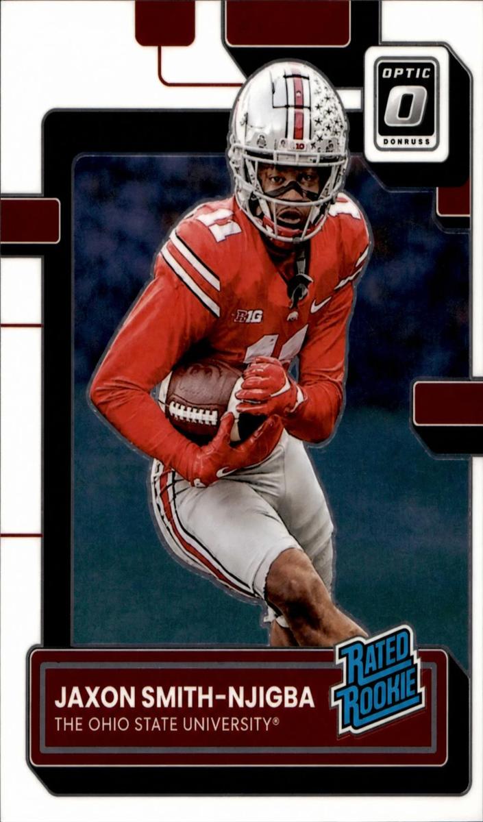 2023 Panini Chronicles Draft Picks Football Jaxon Smith-Njigba #25 PSA 9