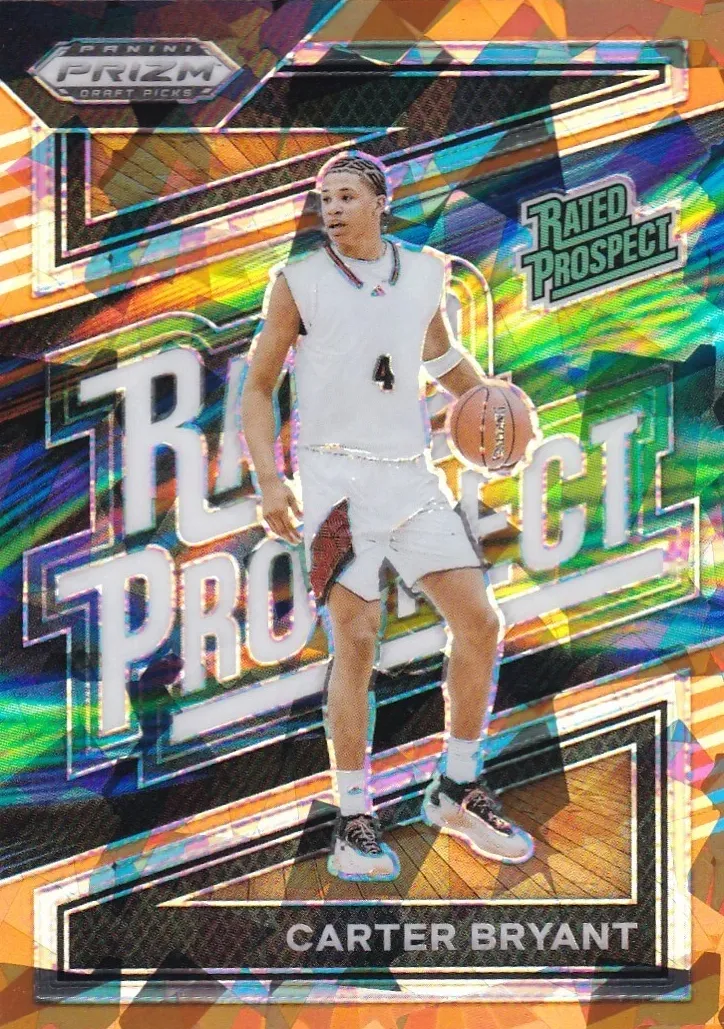 2024 Panini Prizm Draft Picks Basketball Orange Ice Carter Bryant #19